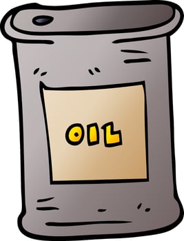 cartoon doodle motor oil vector