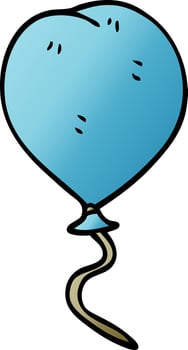 cartoon doodle balloon vector