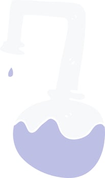 cartoon doodle science experiment vector