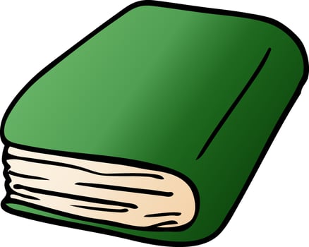 cartoon doodle diary book vector