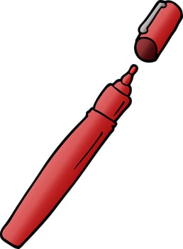 cartoon doodle pen vector