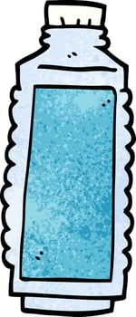 cartoon doodle water bottle vector