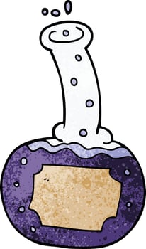 cartoon doodle experiment potions vector