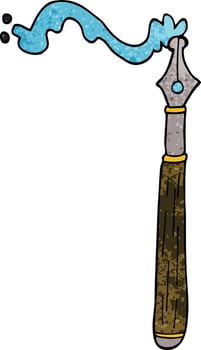 cartoon doodle ink pen vector
