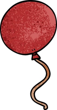 cartoon doodle balloon vector
