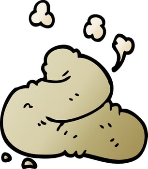 cartoon doodle poop vector