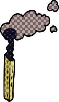 cartoon doodle match vector