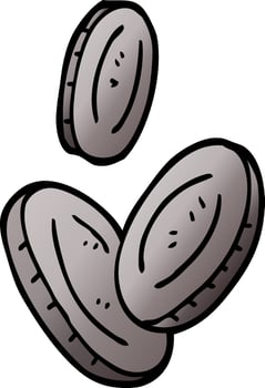 cartoon doodle money vector
