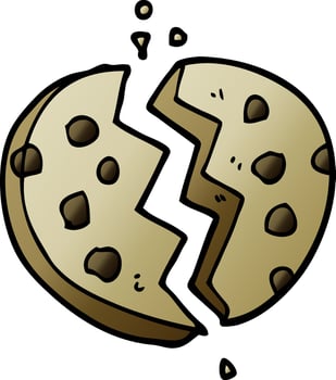cartoon doodle cookies vector