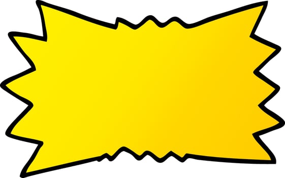 cartoon doodle bang vector