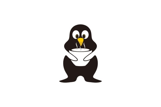 penguin logo design inspiration vector