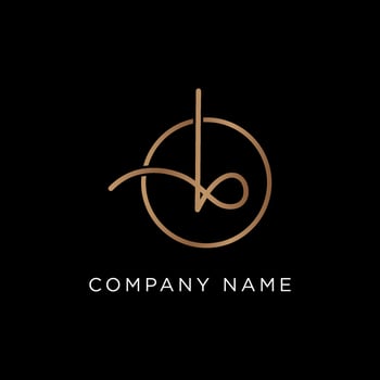 initial b modern, unique, minimal logo vector illustration free vector file