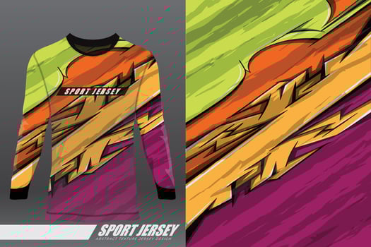Tshirt sports design for racing, jersey, cycling, football, gaming, motocross vector