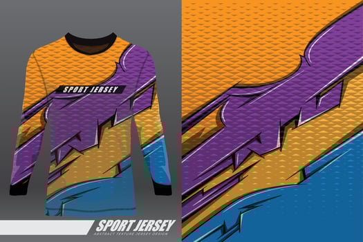 Tshirt sports design for racing, jersey, cycling, football, gaming, motocross vector