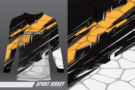 Tshirt sports design for racing, jersey, cycling, football, gaming, motocross vector