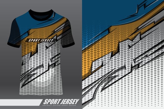 Tshirt sports design for racing, jersey, cycling, football, gaming, motocross vector