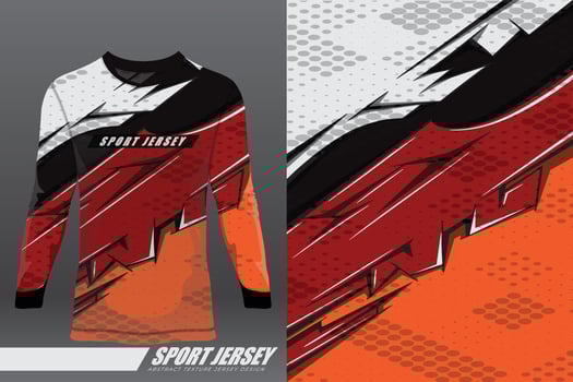 Tshirt sports design for racing, jersey, cycling, football, gaming, motocross vector