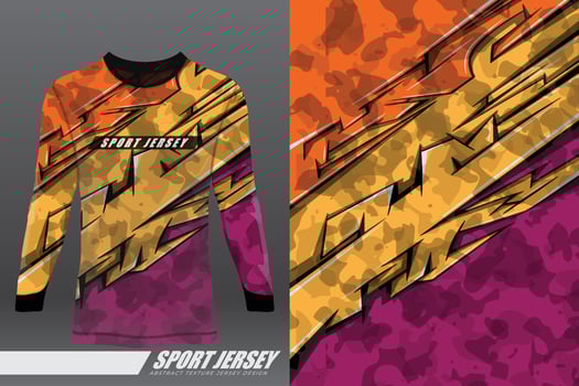 Tshirt sports design for racing, jersey, cycling, football, gaming, motocross vector