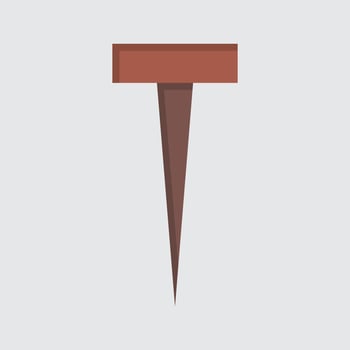 nail spikes vector for website symbol icon presentation
