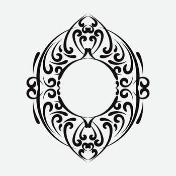 vintage ornament. vintage frame. taditional ornament. classic ornament vector