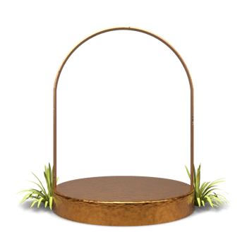 Elegant 3d render podium design png