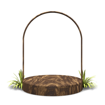 Elegant 3d render podium design png