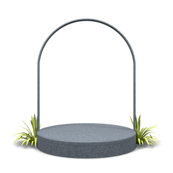 Elegant 3d render podium design png