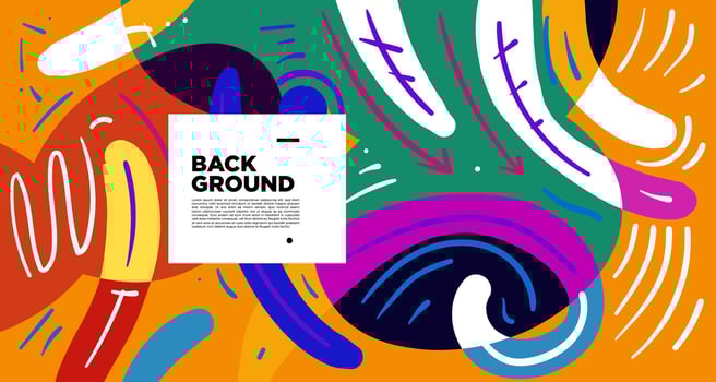Abstract liquid shape. Fluid geometric design. Isolated gradient waves with geometric lines, dots, batik Indonesia pattern. Vector illustration