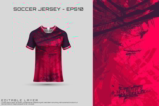 Sports jersey design. Sports design for football, racing, gaming jersey. Vector. vector