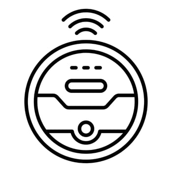 Robot Vaccum Icon Style vector