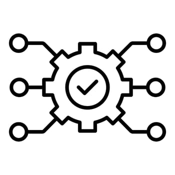Automate Icon Style vector