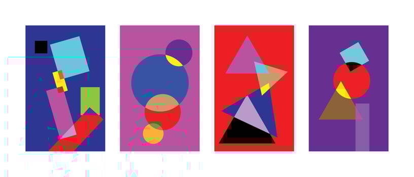 background design, full color geometric template vector