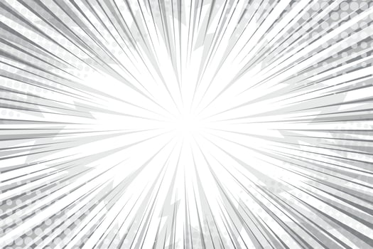 Vector radial speed lines effect comic background.