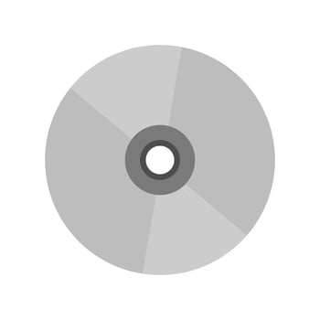 CD Flat Multicolor Icon vector