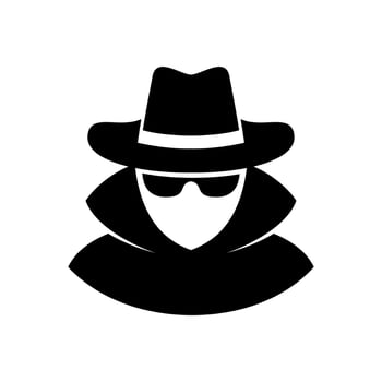 Detective spy logo vector