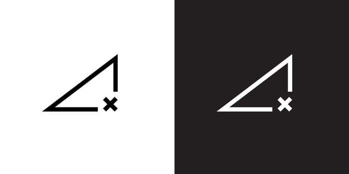 No signal, disconnected network icon vector in modern style