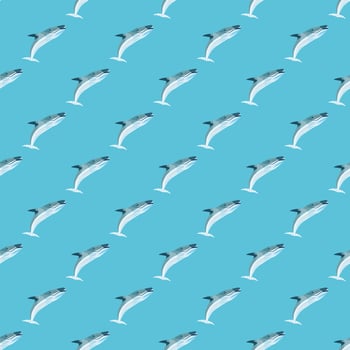 Pattern of cute whales. Children's patterns for textiles, wallpapers, and clothes vector