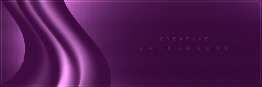 Modern abstract purple fluid banner background design vector