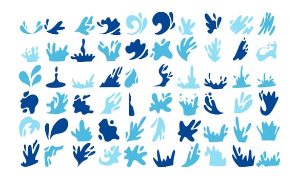 water splash vector set big collection