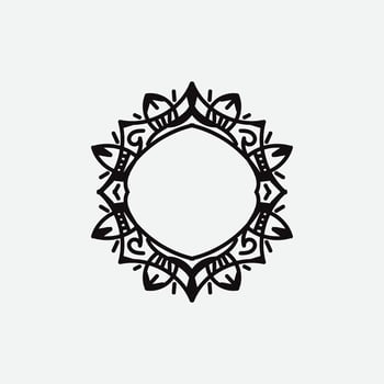 vintage ornament, vintage frame, traditional ornament, classic ornament, isolated on white background vector