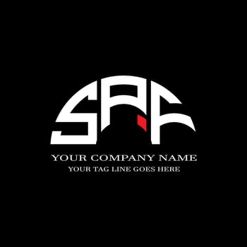 SPF letter logo creative design with vector graphic