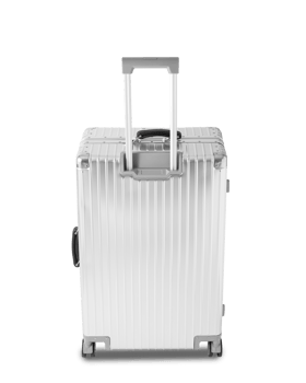 Silver Luggage cutout, Png file