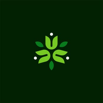 nature logo design vector