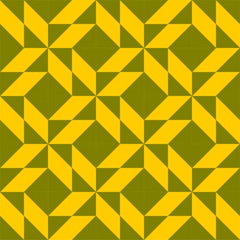 Abstract geometric background print on fabric on paper vector
