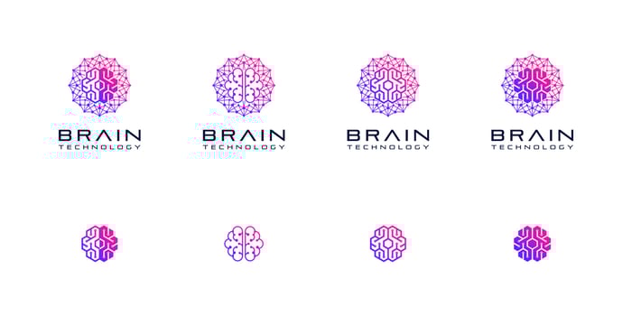 Brain Connection Connect Technology Digital Science Human Innovation Smart Mind Vector Logo Design
