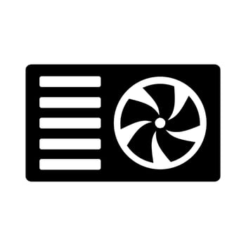 air conditioning icon design vector template