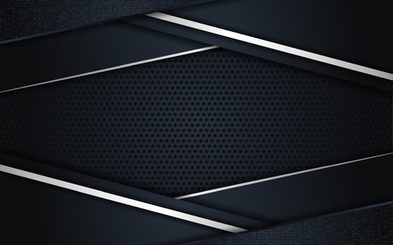 luxury dark background combination with metallic line vector