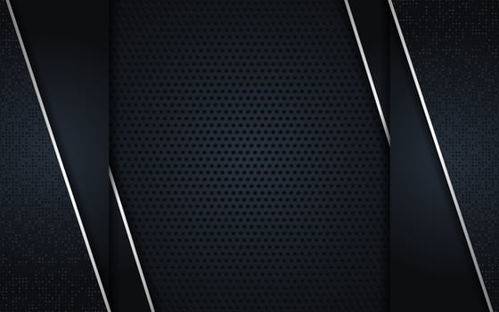 luxury dark background combination with metallic line vector