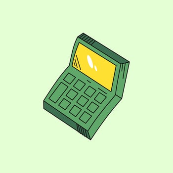 Calculator vector illustration