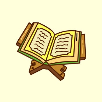 Holy Quran vector illustration